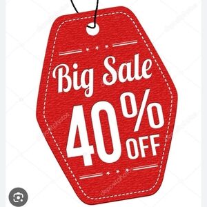 40% off my entire closet!!!!